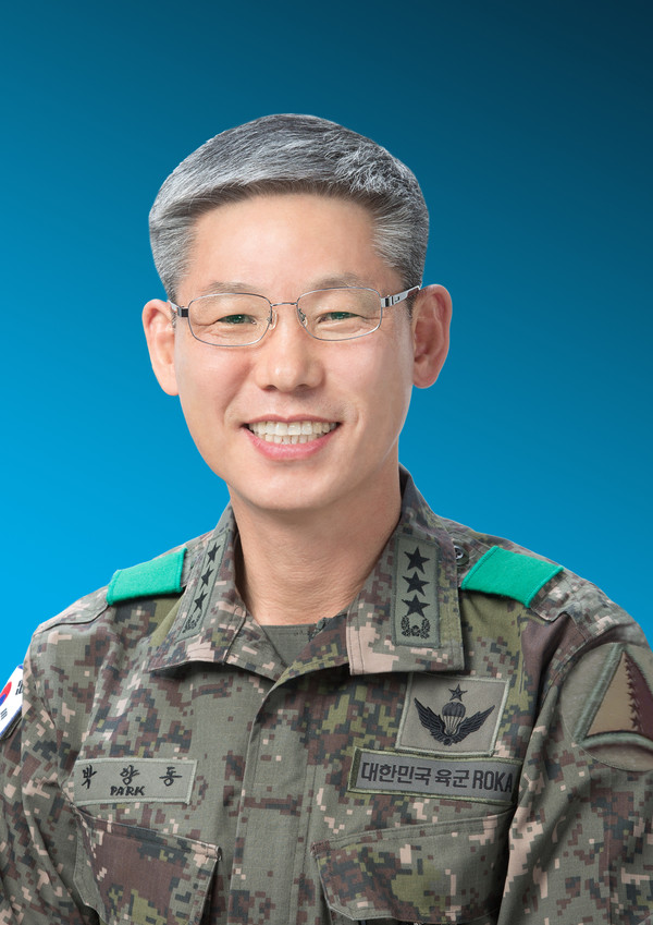 제39대 군수사령관으로 취임한 박양동 중장(56세, 학군 26기). (사진제공=대전경찰청)