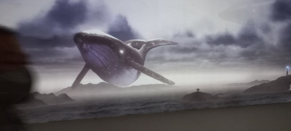 2022보령해양머드박람회,   하늘을 나는 혹등고래를 볼 수 있는 영상관