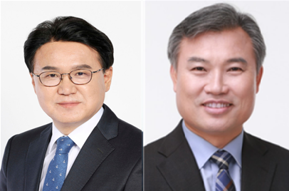 황운하(왼쪽), 정기현(오른쪽) 후보.