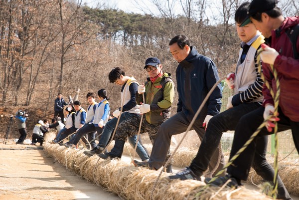 당진시, 기지시줄다리기 줄 제작 대장정 돌입