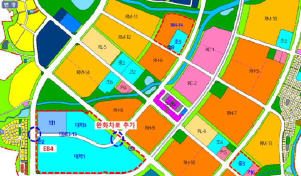 내포신도시 종합병원 부지 위치도