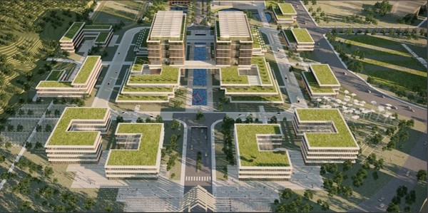 충남대학교 내포캠퍼스 조감도. (사진제공=충남대학교)