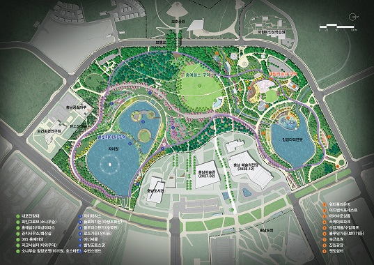 홍예공원 마스터플랜.