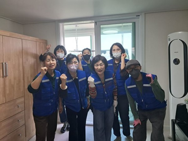 부여군 성·가정폭력상담센터, 주거 환경 개선 봉사활동 실시