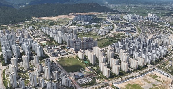 내포신도시 전경