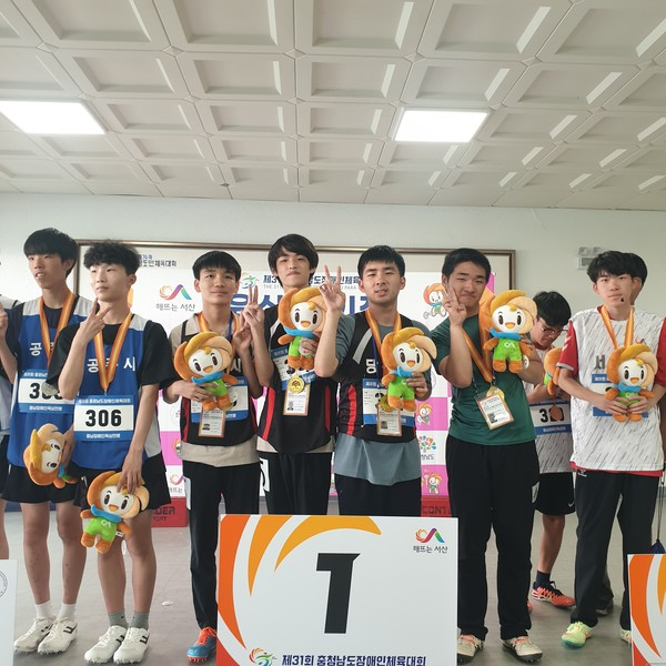 당진꿈나래학교 메달리스트 (사진제공=당진시)