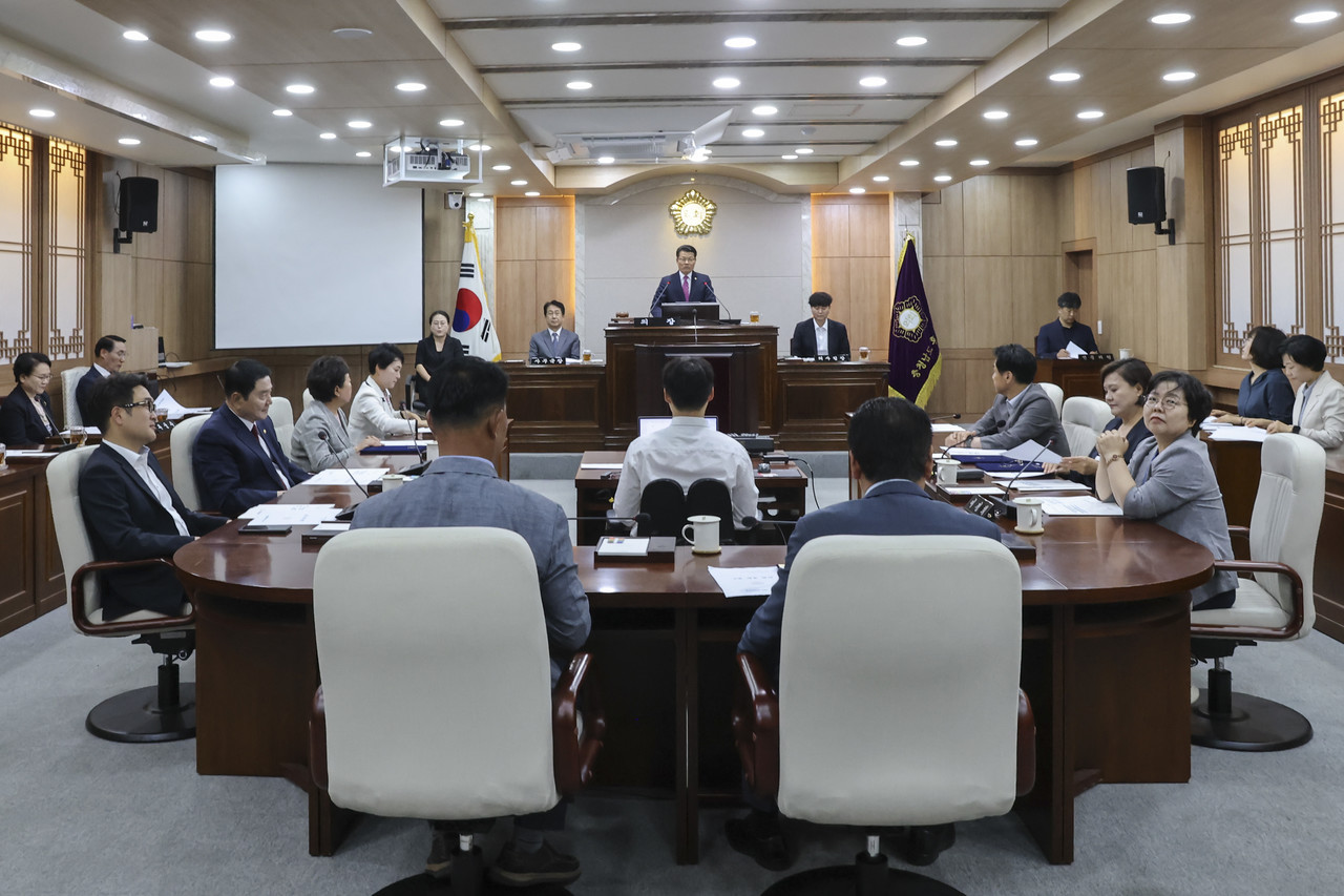 홍성군의회 제313회 1차 정례회 폐회식. (사진제공=홍성군의회)