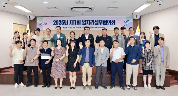 보령시, 2025년 제1회 일자리실무협의회( 사진제공=보령시)