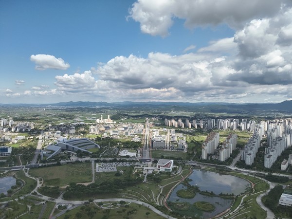 충남 혁신도시 내포신도시 전경.