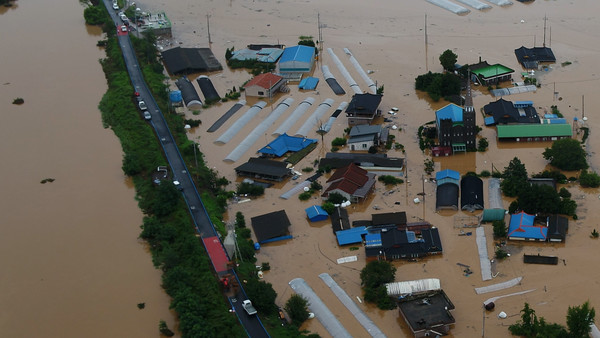 예산군 수해 피해 사진