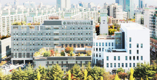 대전대학교 대전한방병원 전경.
