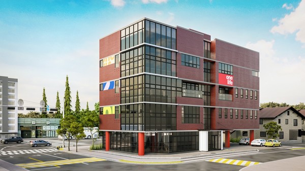 애터미(주) 도경희 부회장이 사재 3억원을 통해 오는 12월 경기도 안산시에 준공을 두고 있는 ‘한부모가족 통합지원센터’ 조감도.