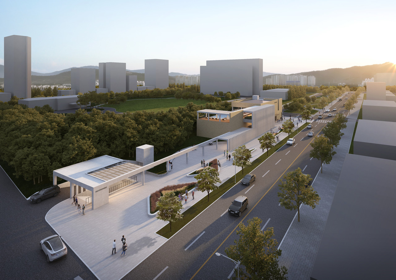 2027년 준공 예정 '유성온천 문화체험관' 조감도. (자료=대전 유성구)