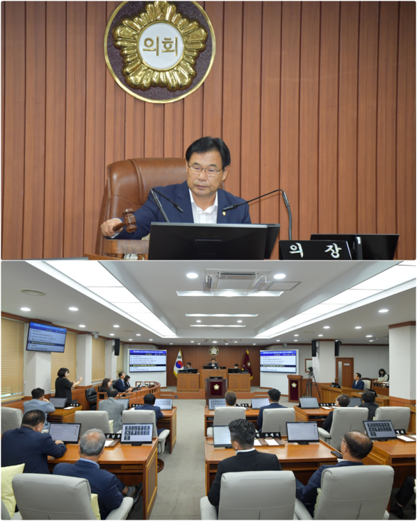 논산시의회 제266회 임시회가 9일부터 22일까지 14일간 진행된다.(사진제공=논산시의회)