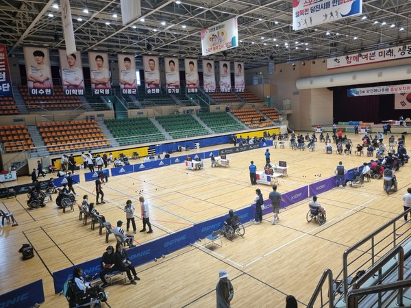 보치아 경기 사진 (사진제공=당진시)