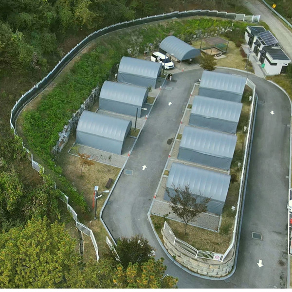 세종시전월산캠핑장 전경.(사진제공=세종시설관리공단)