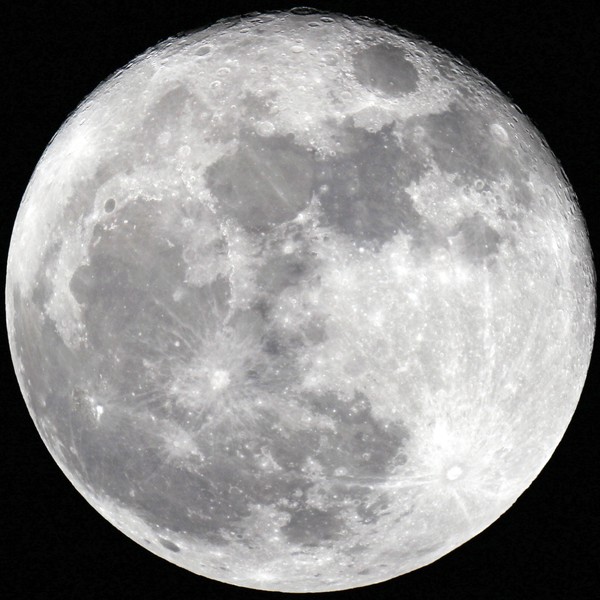 천안홍대용과학관에서 직접 촬영한 보름달 모습.(사진제공=천안시)