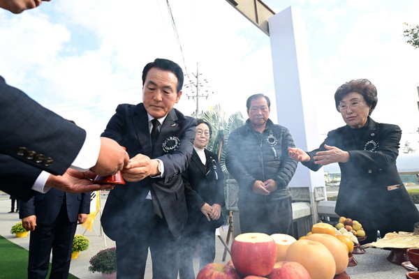논산시 ‘제45회 자유수호 희생자 합동위령제’가 4일 진행됐다(사진제공=논산시)