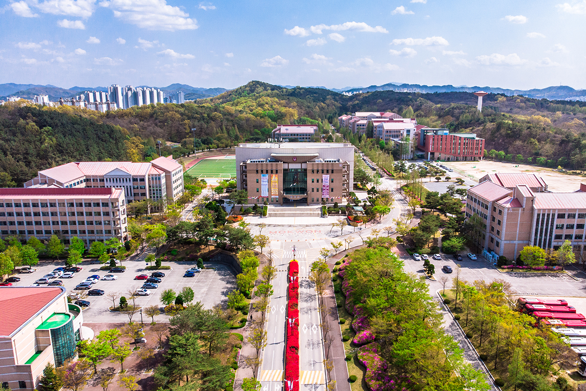 목원대학교 전경.