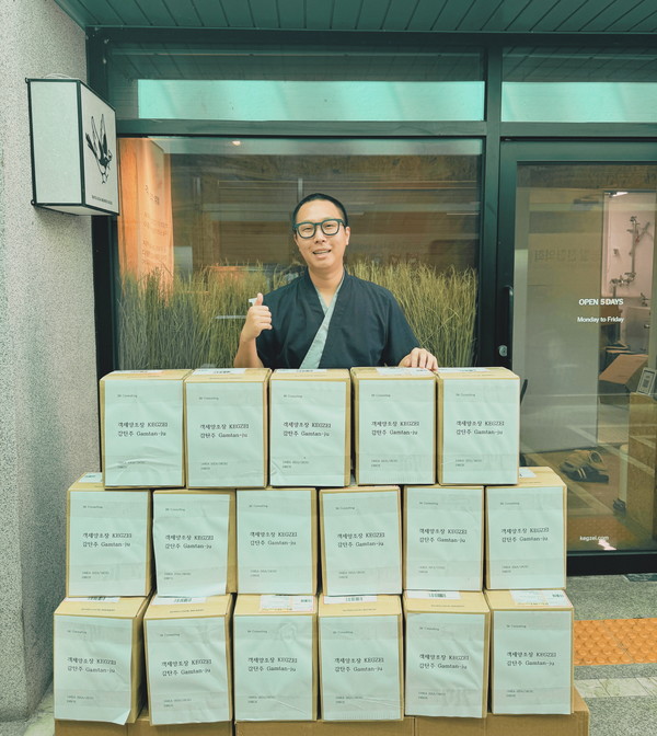 지역 전통 감탄주,싱가포르 수출(사진 제공=부여군)