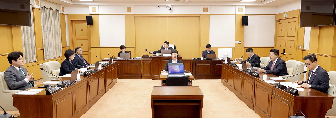 대전시의회 인사청문특위 회의 모습. (사진제공=대전시의회)
