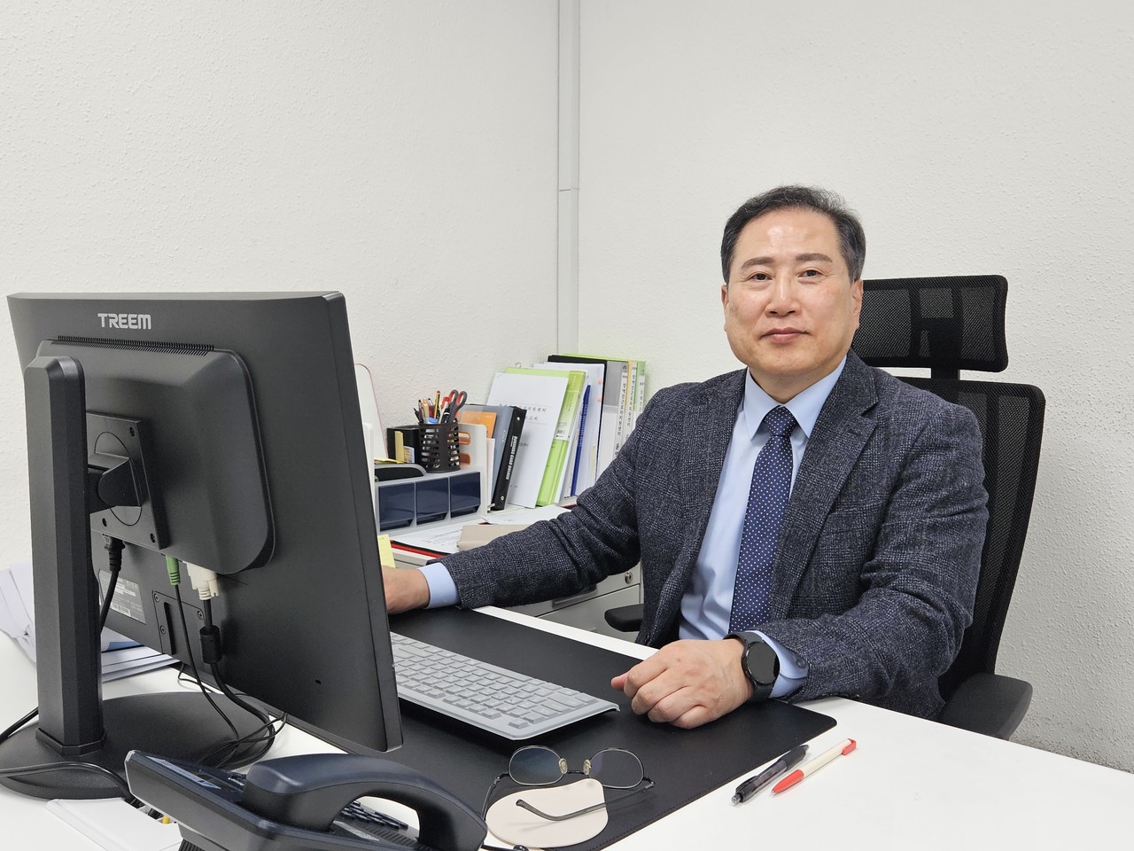 박찬권 센터장은 장애인 근로자들에게는 ‘찾아가는 지원’이 중요하다고 강조했다.(사진=이승우 기자)