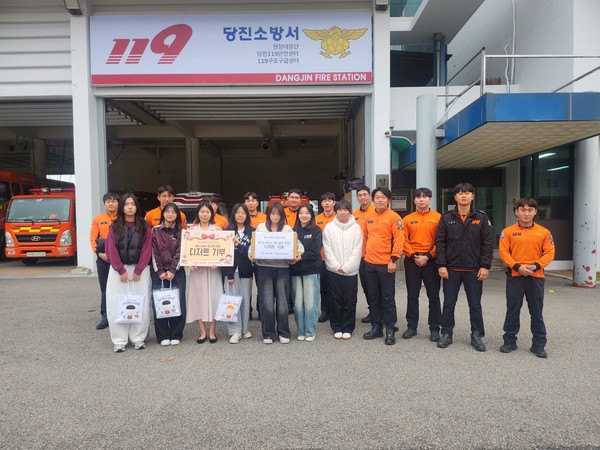 수다벅스 2호점 학생 소방서방문 (사진제공=당진소방서)
