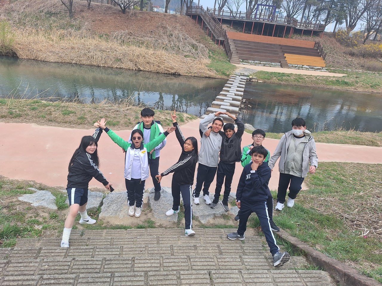 대덕중학교 한국어학급 참여 학생들. (사진제공=대전교육청)