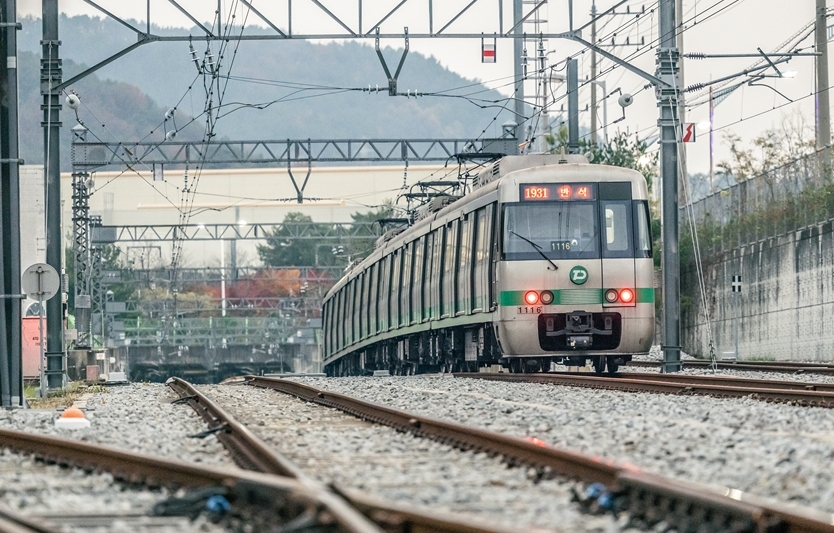 판암차량기지 열차 모습. (사진제공=대전교통공사)