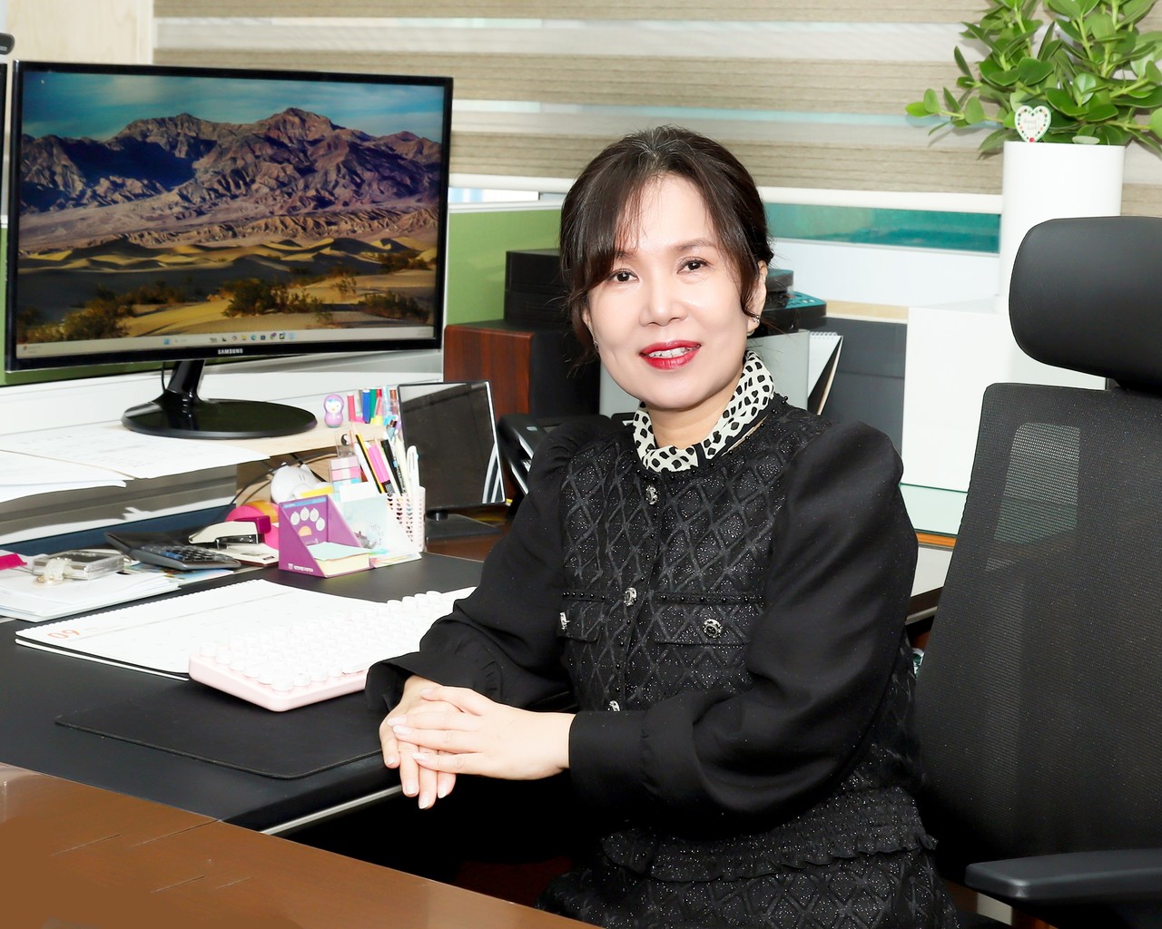 신탄진중학교 이재은 교장. (사진제공=대전교육청)