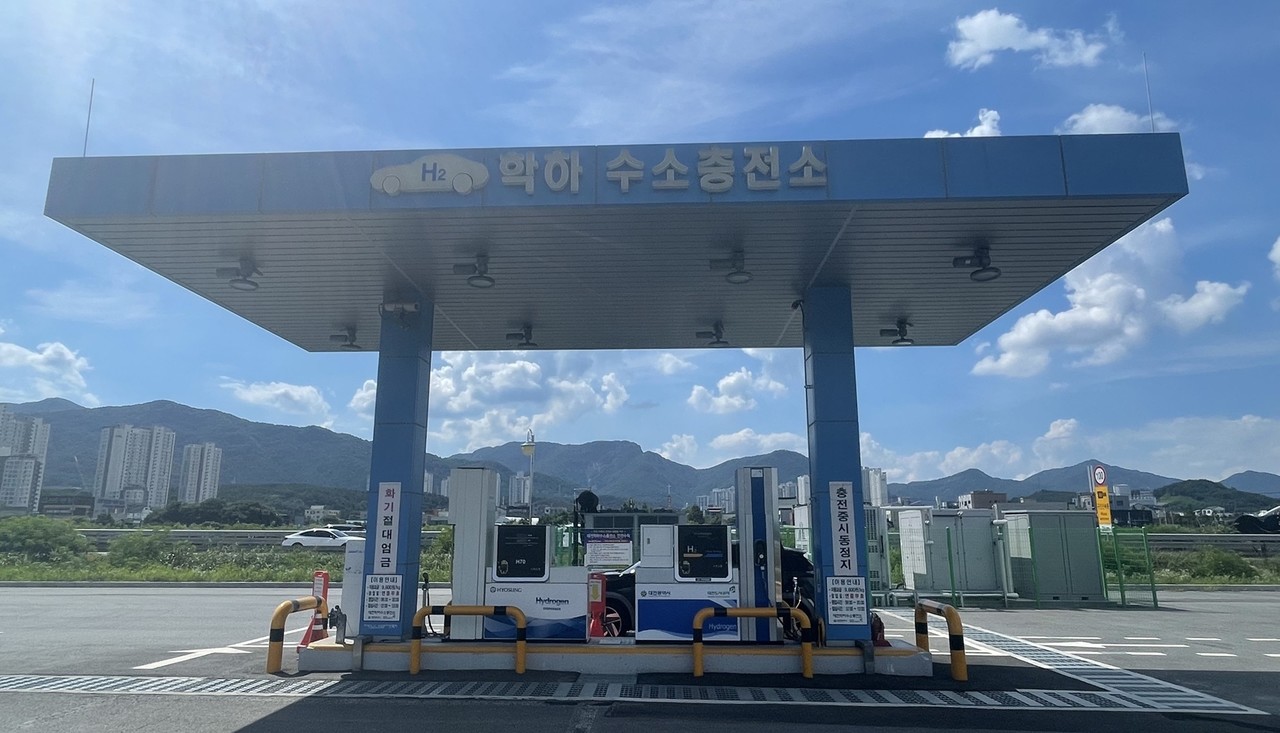 학하 수소충전소.(사진제공=대전시)