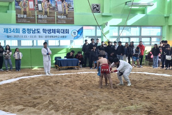 공주시 신관초(교장 조미용)가 공주생명과학고에서 지난 12일부터 15일깝지 개최된 제34회 충청남도학생체육씨름대회에서 종합 역사급 1,2,3위 석권 차지하는 우수 성적을 거뒀다.(사진제공=공주신관초)
