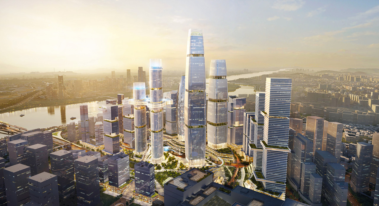 용산국제업무지구 조감도. (사진제공=코레일)