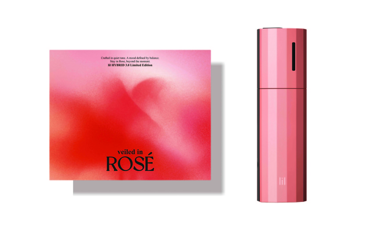 KT&G가 20일 연말 한정 ‘릴 하이브리드 3.0 미스티 로제 에디션’를 출시했다.(사진제공=KT&G)