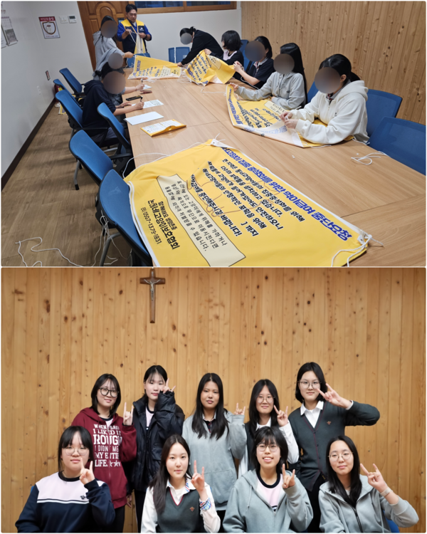 논산 쌘뽈여고의 동물권 자율동아리 '똥꼬집'과 논산동네고양이보호협회가 함께 진행한 '다만고 프로젝트'가 길고양이들에 대한 인근 주민들의 인식을 긍정적으로 바꿔놓으며 성공적인 결말을 맺었다(사진 전현민 기자)