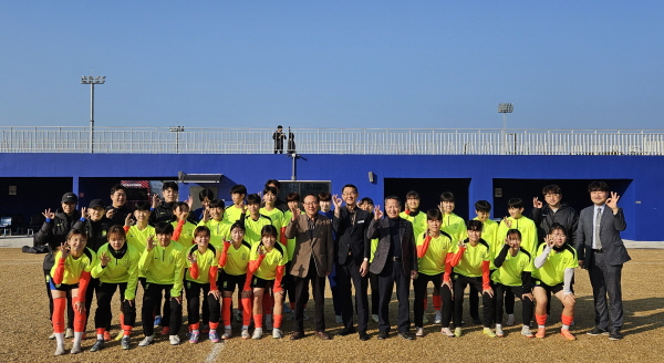 여자 U-19 축구대표팀, 보령스포츠파크 전지훈련( 사진제공=보령시)