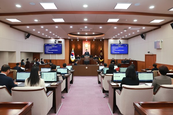 제352회 제2차 정례회 본회의 전경 (사진제공=제천시의회)