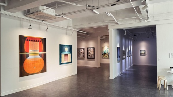 공주문화예술촌 전시실 전경.