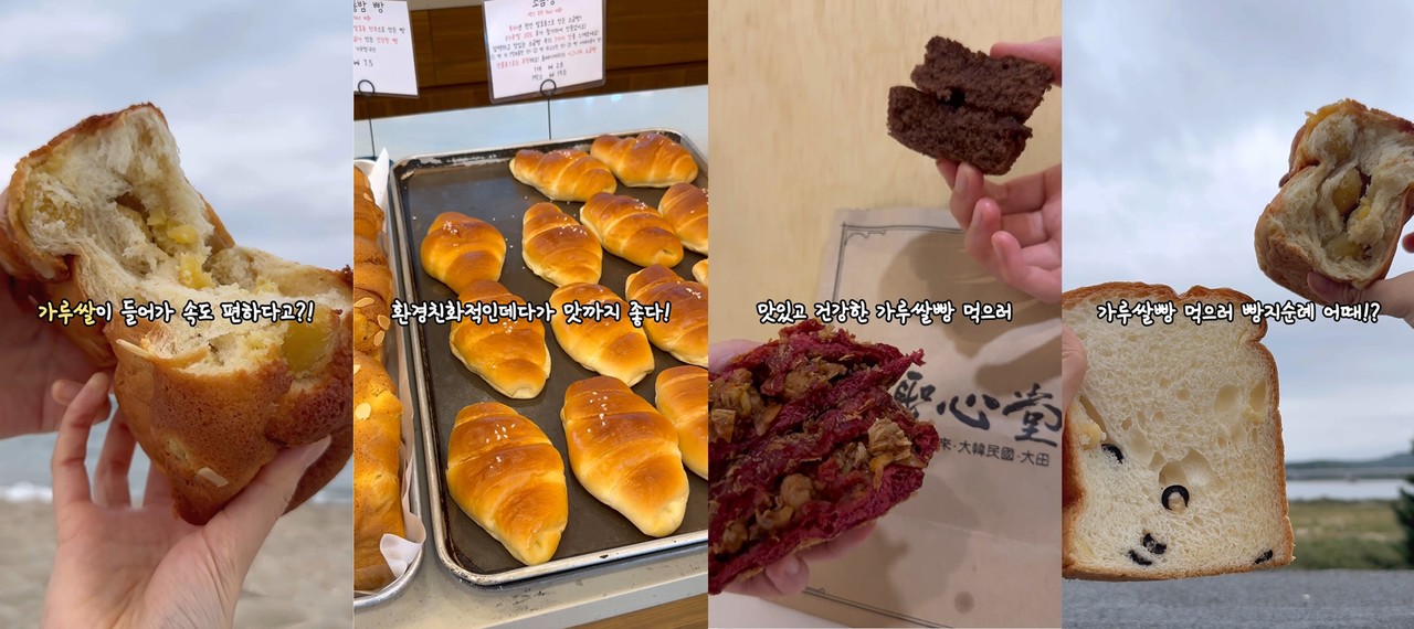 2025 가루쌀 빵지순례 SNS 숏폼영상 공모전 대상 수상작. (사진제공=aT)