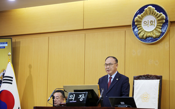 서산시의회, 제310회 제2차 정례회 개회 모습(사진제공=시의회)