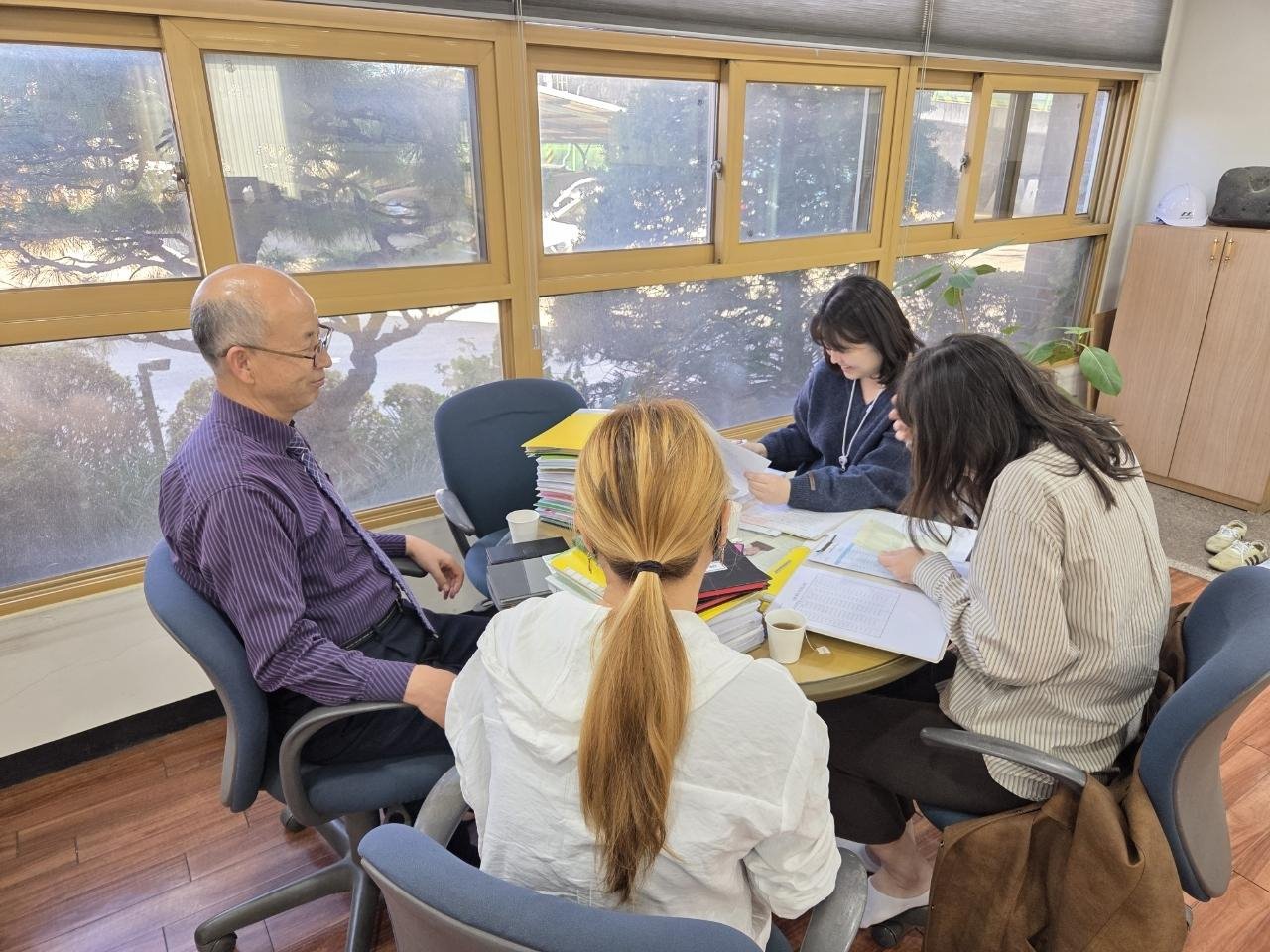 지난 10일부터 진행 중인 비영리(공익)법인 정기 지도·점검 현장. (사진제공=대전교육청)