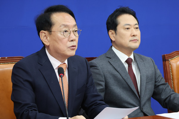 국민의힘 김도읍 정책위의장이 22일 서울 여의도 국회에서 열린 부동산 정책 정상화 특별위원회 첫 회의에서 발언하고 있다.[사진=연합뉴스]