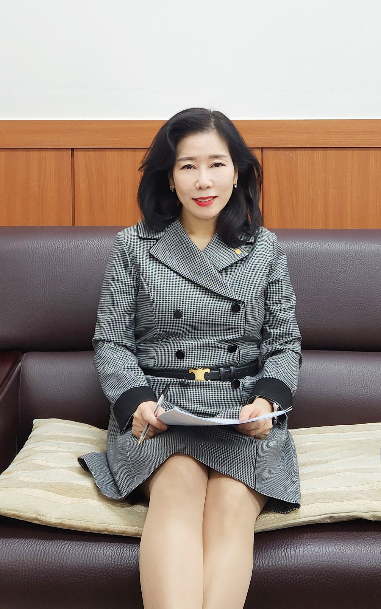 송현옥 회장은 여성기업 육성뿐만 아니라 여성 기업인들의 지역사회 공헌에 대해서도 강조했다.(사진=김현수 기자)