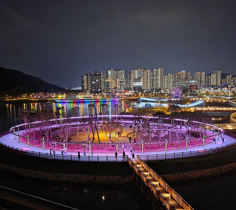 갑천생태호수공원 전경. (사진제공=대전도시공사)